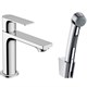 HANSGROHE 72216000 Rebris E смеситель для раковины 110, с гигиеническим душем 72216000 - фото 203188