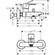 HANSGROHE 72440670 Rebris S смеситель для ванны, матовый черный 72440670 - фото 203207