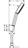HANSGROHE Pulsify Душевой набор с держателем 105 1jet, шланг 125 см 24301700, матовый белый - фото 203481