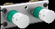 HANSGROHE Базовый набор Hansgrohe Rainfinity для душевой системы Hansgrohe Showerpipe 360 1jet скрытая установка 26840180 - фото 203570