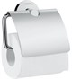 HANSGROHE Держатель туалетной бумаги с крышкой Hansgrohe Logis Universal 41723000 - фото 204044