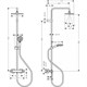 HANSGROHE Душевая система Showerpipe 230 1jet с термостатом Hansgrohe Vernis Shape 26286000 хром - фото 204225