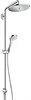 HANSGROHE Душевая стойка Hansgrohe Croma Select 280 Air 1jet Showerpipe Reno EcoSmart 26793000 - фото 204255