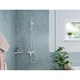 HANSGROHE Душевая штанга Hansgrohe Unica S Puro 90 см со шлангом 28631700, матовый белый 28631700 - фото 204341