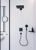 HANSGROHE Ручной душ Hansgrohe Raindance Select S , 12 см, 3 режима 26530670, чёрный матовый - фото 205109