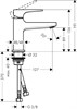 HANSGROHE Смеситель Hansgrohe Metropol для раковины 32500140, шлифованная бронза 32500140 - фото 205379