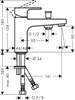 HANSGROHE Смеситель для ванны и душа Hansgrohe Vernis Shape Monotrou 71463000 хром 71463000 - фото 205617