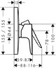 HANSGROHE Смеситель для душа Hansgrohe Talis E 71765140 бронза 71765140 - фото 205756