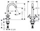 HANSGROHE Смеситель для кухни Hansgrohe Logis Classic 71285000 71285000 - фото 205872