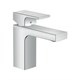 HANSGROHE Смеситель для раковины 100, с металлическим сливным гарнитуром Hansgrohe Vernis Shape 71568000, хром - фото 206015