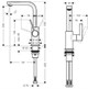 HANSGROHE Смеситель для раковины Hansgrohe Metris S 31161000 31161000 - фото 206198