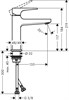 HANSGROHE Смеситель для раковины Hansgrohe Metropol 110 со сливным клапаном Push-Open 32507140 бронза 32507140 - фото 206225