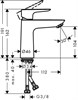 HANSGROHE Смеситель для раковины Hansgrohe Talis E 71712140 бронза матовая 71712140 - фото 206349