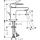 HANSGROHE Смеситель для раковины без сливного набора Hansgrohe Vernis Blend 70 71558670 черный - фото 206501