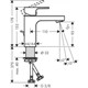 HANSGROHE Смеситель для раковины без сливного набора Hansgrohe Vernis Shape 100 71569670 черный 71569670 - фото 206506