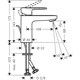 HANSGROHE Смеситель для раковины со сливным гарнитуром Hansgrohe Vernis Blend 100 71551000 хром - фото 206536