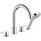 HANSGROHE Смеситель на край ванны Hansgrohe Vernis Blend 71456000 хром 71456000 - фото 206562