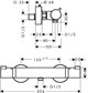 HANSGROHE Термостат для душа Hansgrohe Ecostat Comfort 13116000 13116000 - фото 206831