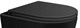 SINTESI Крышка с сиденьем черная матовая, дюропласт, микролифт для унитаза SIN-TS-EVI-151BM - фото 207413