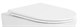 SINTESI Крышка с сиденьем белая матовая, дюропласт, микролифт для унитаза SIN-TS-EVI-151WM - фото 207414
