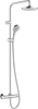 HANSGROHE Душевая система Showerpipe 200 1jet с термостатом Hansgrohe Vernis Blend 26276000, хром - фото 207668