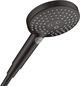 HANSGROHE Ручной душ Hansgrohe Raindance Select S , 12 см, 3 режима 26530670, чёрный матовый - фото 207705