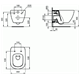 IDEAL STANDARD  Комплект унитаза с инсталляцией  Prosys Tesi AquaBlade P386801
