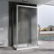 ABBER Душевой уголок  Schwarzer Diamant AG30130MH-S70M-S70M, размер 130x70 см, двери раздвижные, стекло 6 мм AG30130MH-S70M-S70M - фото 208451