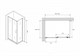 ABBER Душевой уголок  Schwarzer Diamant AG301005-S705, размер 100x70 см, двери раздвижные, стекло 5 мм AG301005-S705 - фото 208622