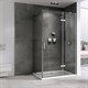 ABBER Душевой уголок  Zart AG08090-S71, размер 90x70 см, двери распашные, стекло 6 мм AG08090-S71 - фото 209390