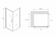 ABBER Душевой уголок  Sonnenstrand AG04070M-S70M, размер 70x70 см, двери распашные, стекло 6 мм AG04070M-S70M - фото 209514