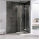 ABBER Душевой уголок  Zart AG08080P-S71, размер 80x70 см, двери складные, стекло 6 мм AG08080P-S71 - фото 209688