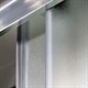DETO Душевая кабина D09, размер 90x90 см, профиль глянцевый хром, стекло матовое D09 - фото 214541