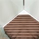 DETO Душевая кабина D09, размер 90x90 см, профиль глянцевый хром, стекло матовое D09 - фото 214564