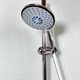 DETO Душевая кабина D90S LED, размер 90x90 см, профиль глянцевый хром, стекло матовое D90SLED - фото 214878