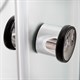 DETO Душевая кабина D90S LED, размер 90x90 см, профиль глянцевый хром, стекло матовое D90SLED - фото 214879
