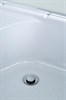 DETO Душевая кабина D120L, размер 120x80 см, профиль глянцевый хром, стекло матовое - фото 215625