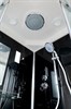 DETO Душевая кабина B90S BLACK, размер 90x90 см, профиль глянцевый хром, стекло тонированное - фото 216068