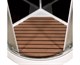 DETO Душевая кабина B01S  BLACK, с электрикой, с крышей, размер 100x100 см, профиль глянцевый хром, стекло тонированное - фото 216156