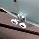 DETO Душевая кабина EM1580 LED, размер 80x80 см, профиль глянцевый хром, стекло с узором EM1580LED - фото 216432