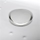 DETO Душевая кабина EM1580 LED, размер 80x80 см, профиль глянцевый хром, стекло с узором EM1580LED - фото 216442