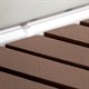 DETO Душевая кабина EM1580N LED, размер 80x80 см, профиль глянцевый хром, стекло с узором EM1580NLED - фото 216577