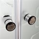 DETO Душевая кабина EM1510N с гидромассажем, размер 100x100 см, профиль глянцевый хром, стекло с узором EM1510NGM - фото 217310