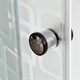 DETO Душевая кабина EM2790 стандартная, размер 90x90 см, профиль глянцевый хром, стекло с узором EM2790 - фото 217431