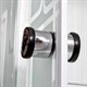 DETO Душевая кабина EM2790 стандартная, размер 90x90 см, профиль глянцевый хром, стекло с узором EM2790 - фото 217439