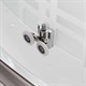 DETO Душевая кабина EM2790N без крыши, размер 90x90 см, профиль глянцевый хром, стекло с узором EM2790N - фото 217558