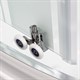 DETO Душевая кабина EM2790N без крыши, размер 90x90 см, профиль глянцевый хром, стекло с узором EM2790N - фото 217562