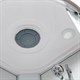 DETO Душевая кабина EM2710 LED, размер 100x100 см, профиль глянцевый хром, стекло с узором EM2710LED - фото 217719