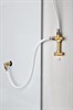 DETO Душевая кабина EM4512L с электрикой, размер 120x80 см, профиль глянцевый хром, стекло с узором EM4512LEL - фото 219915