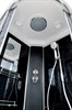 DETO Душевая кабина BM4510 стандартная BLACK, размер 100x100 см, профиль глянцевый хром, стекло тонированное - фото 221380